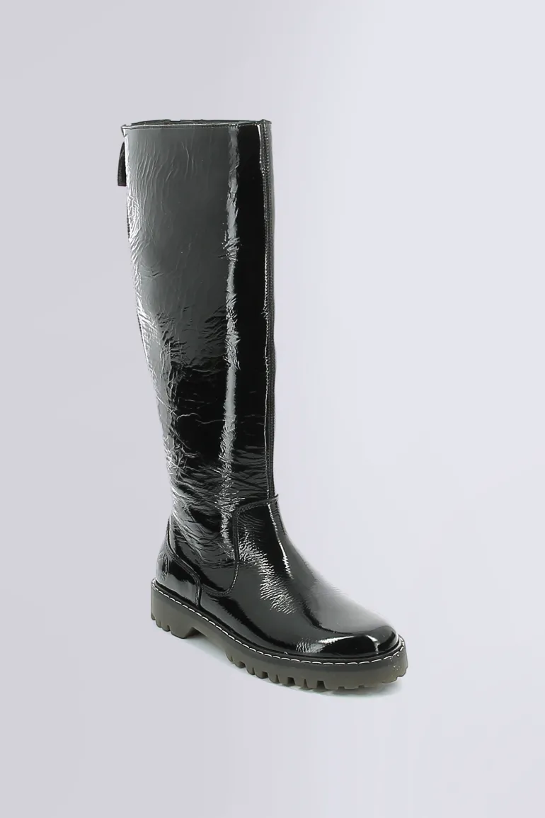 Kick Deckboot Noir Vernis