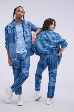 Kick Jacket Bleu Camouflage