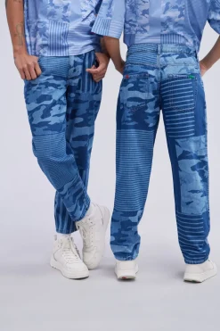 Kick Jean Bleu Camouflage