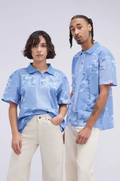 Kick Polo Bleu Camouflage