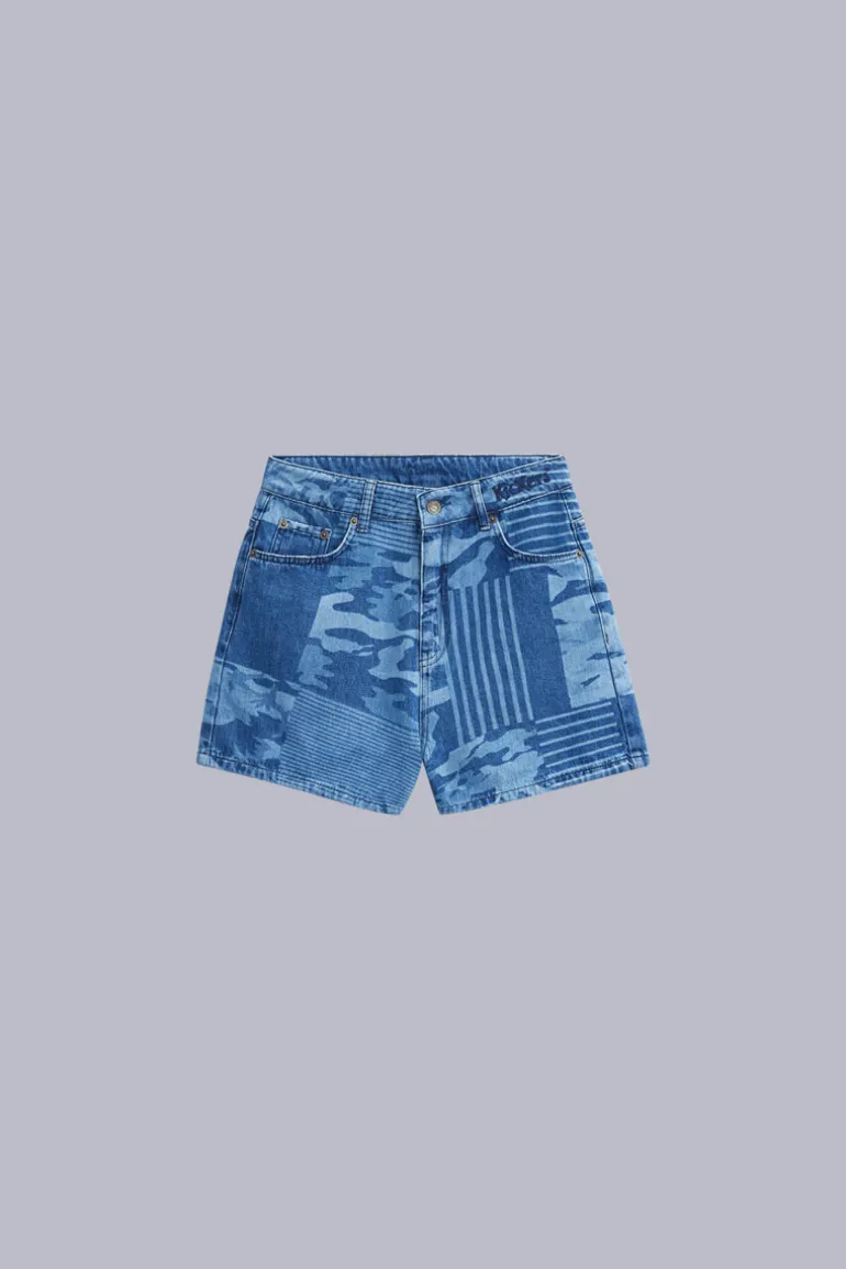 Kick Short Bleu Camouflage