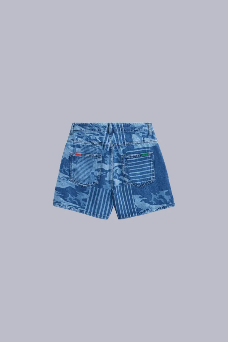 Kick Short Bleu Camouflage