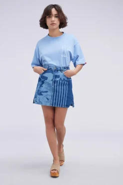 Kick Skirt Bleu Camouflage