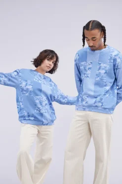 Kick Sweat Bleu Camouflage