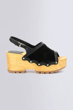 Kick Wedge Wood Noir